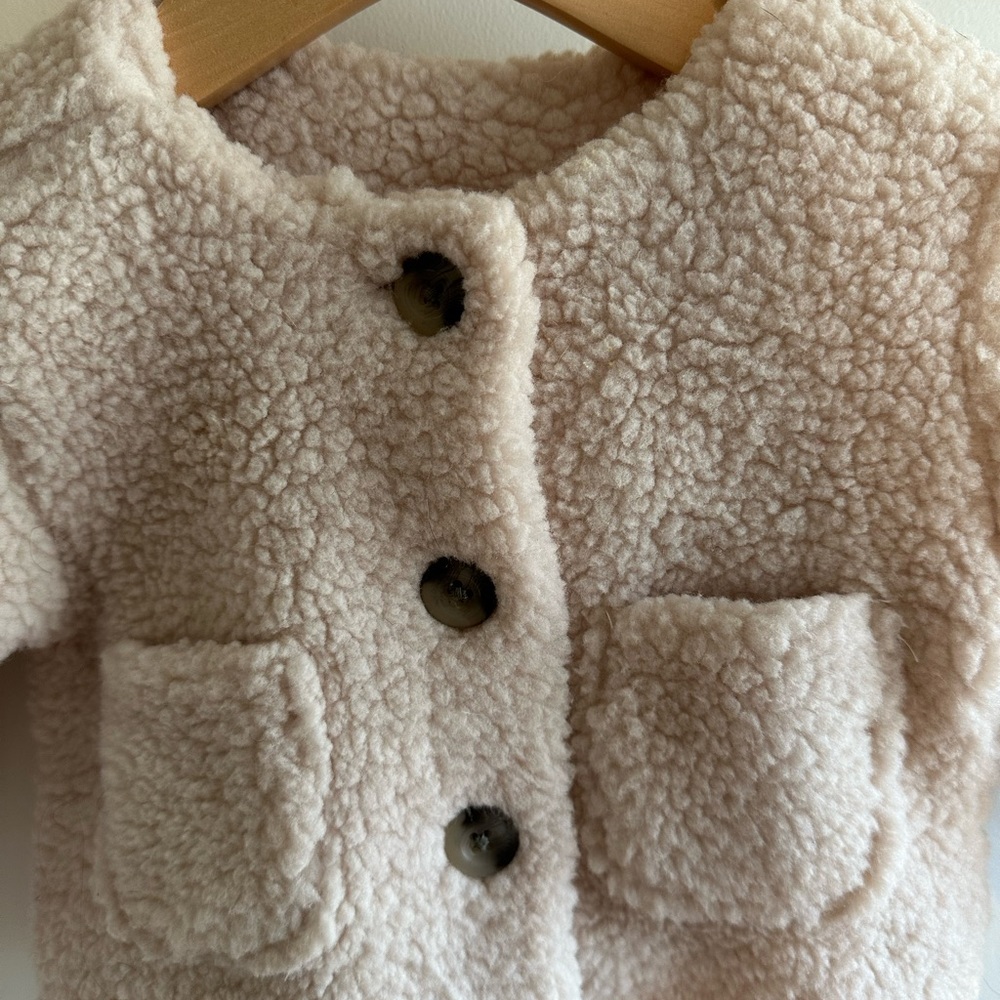 Cozy baby sherpa coat